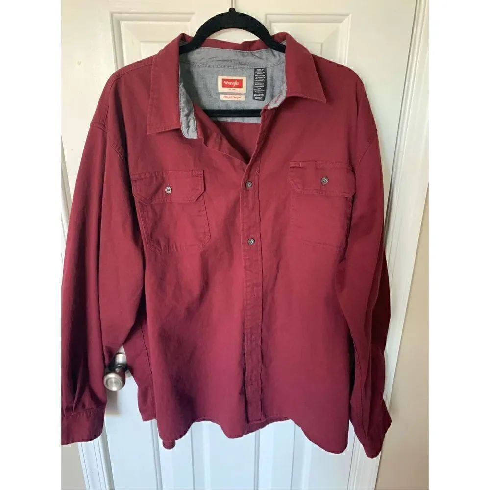 Wrangler red shirt men’s size 2xl
